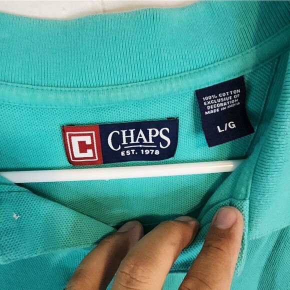 Men's Chaps golf polo, size Large - Picture 3 of 3